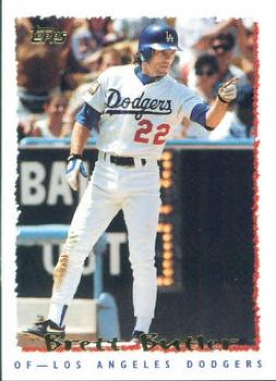 1995 Topps #610 Brett Butler VG  Los Angeles Dodgers 