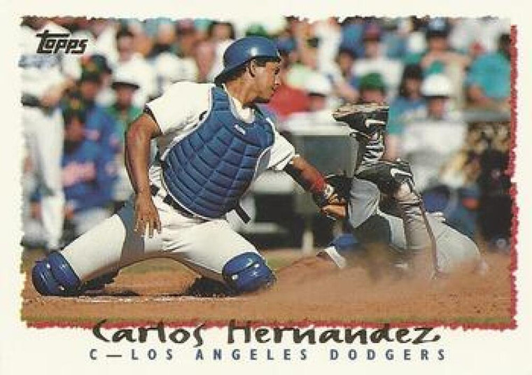 1995 Topps #94 Carlos Hernandez VG  Los Angeles Dodgers 