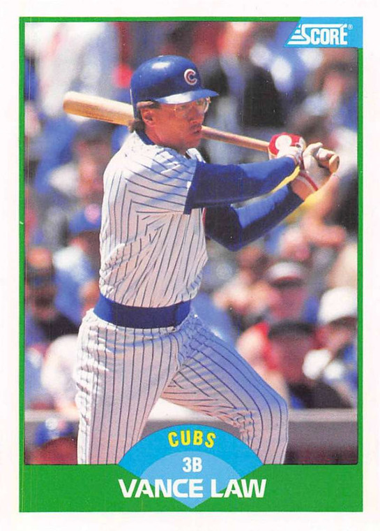 1989 Score #102 Vance Law VG Chicago Cubs 