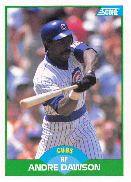 1989 Score #2 Andre Dawson VG Chicago Cubs 