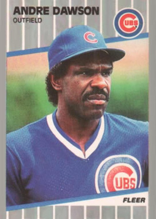 1989 Fleer #422 Andre Dawson VG Chicago Cubs 