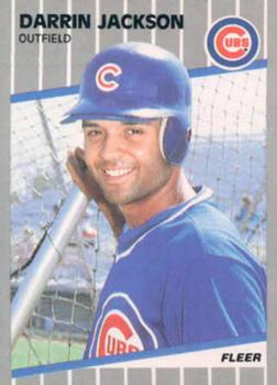 1989 Fleer #428 Darrin Jackson VG Chicago Cubs 