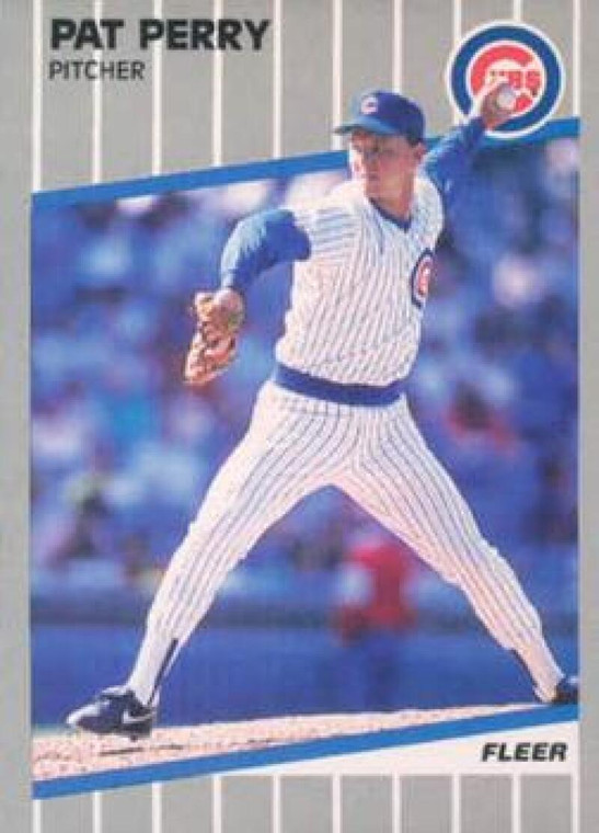 1989 Fleer #435 Pat Perry VG Chicago Cubs 
