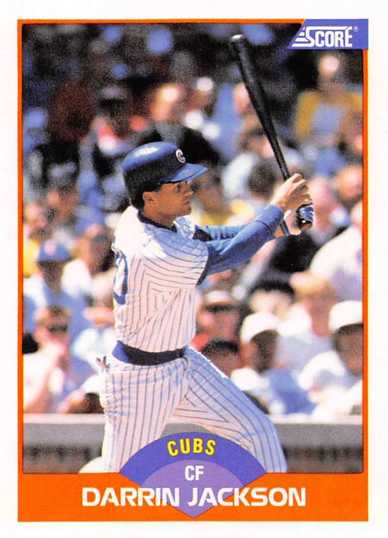 1989 Score #360 Darrin Jackson VG Chicago Cubs 