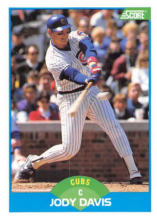 1989 Score #173 Jody Davis VG Chicago Cubs 