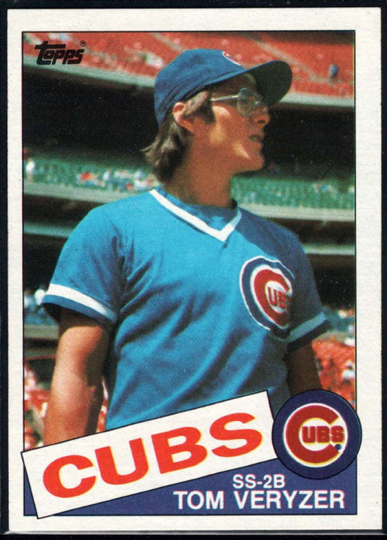 1985 Topps #405 Tom Veryzer VG Chicago Cubs 