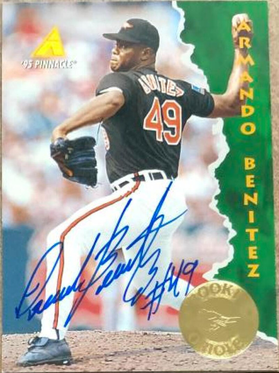 Armando Benitez Autographed 1995 Pinnacle #134