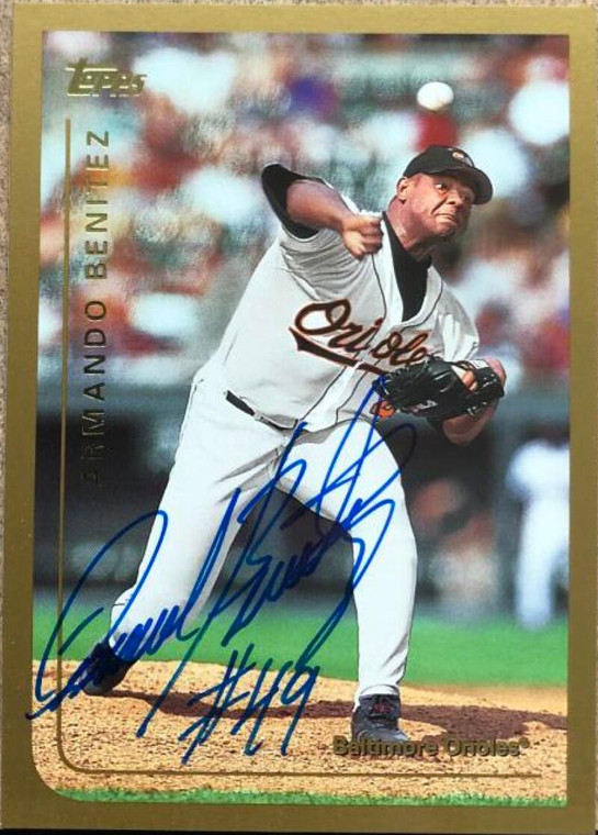 Armando Benitez Autographed 1999 Topps #46