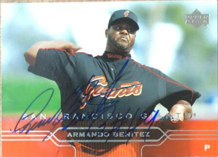 SOLD 115892 Armando Benitez Autographed 2005 Upper Deck #398