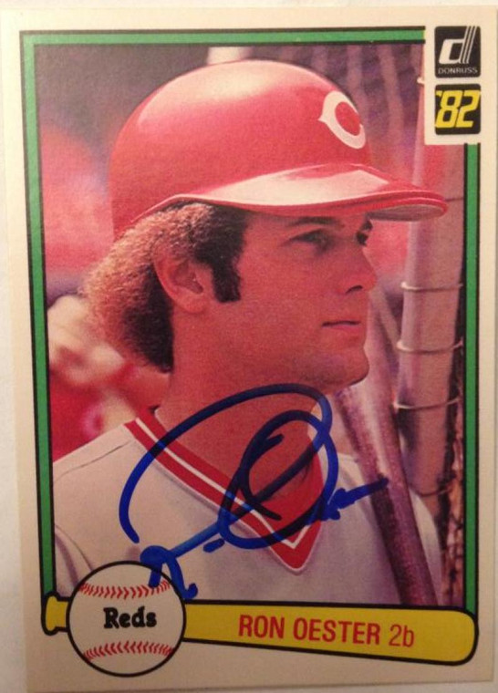 Ron Oester Autographed 1982 Donruss #500
