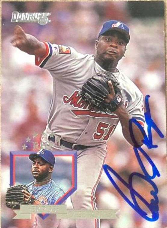 Mel Rojas Autographed 1995 Donruss #322 Montreal Expos Card