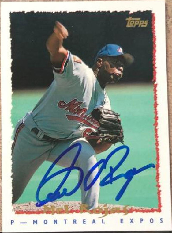 Mel Rojas Autographed 1995 Topps #74