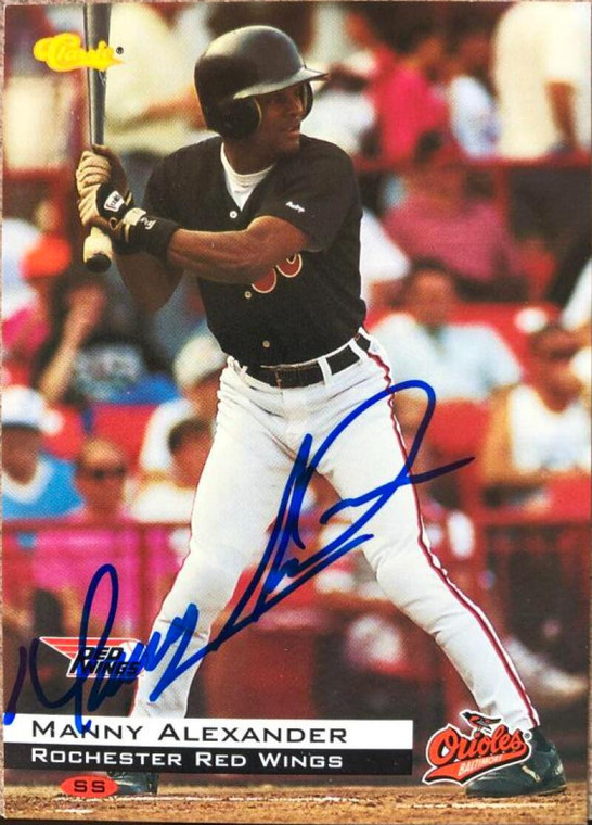 Manny Alexander Autographed 1994 Classic #97