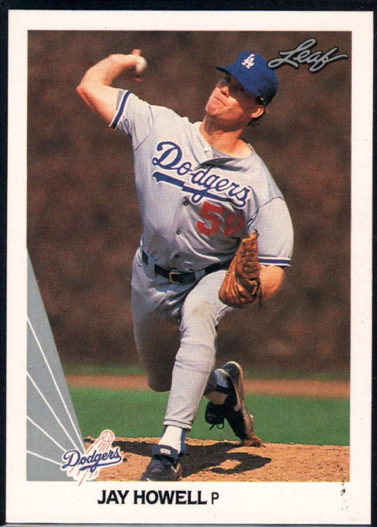 1990 Leaf #42 Jay Howell VG Los Angeles Dodgers 