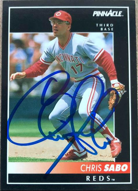 Chris Sabo Autographed 1992 Pinnacle #135