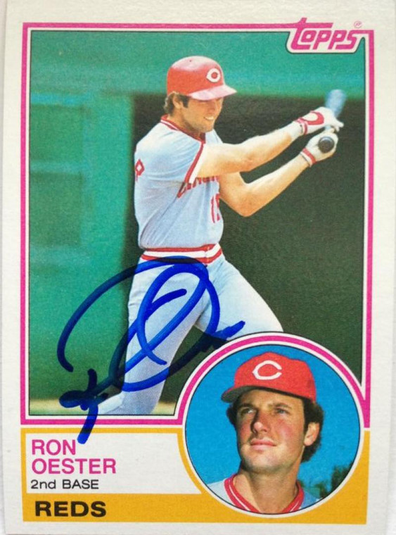 Ron Oester Autographed 1983 Topps #269