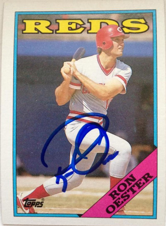 Ron Oester Autographed 1988 Topps #17