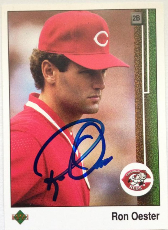 Ron Oester Autographed 1989 Upper Deck #287