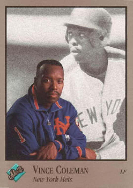1992 Studio #63 Vince Coleman VG New York Mets 