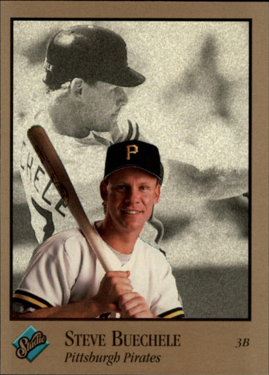 SOLD 73477 1992 Studio #83 Steve Buechele VG Pittsburgh Pirates 
