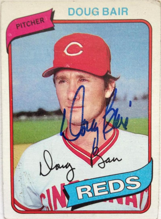 Doug Bair Autographed 1980 Topps #449