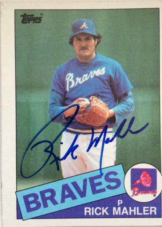 SOLD 3795 Rick Mahler Autographed 1985 Topps #79