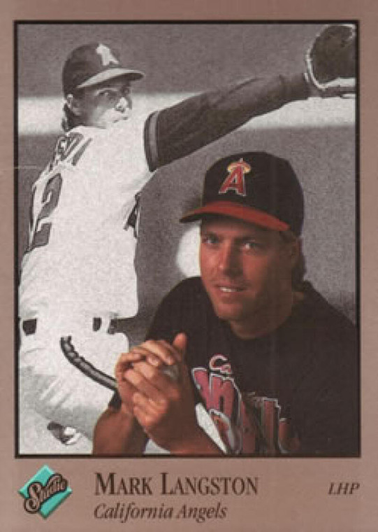 1992 Studio #148 Mark Langston VG California Angels 
