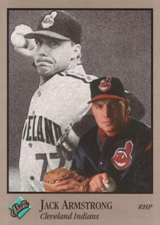 1992 Studio #162 Jack Armstrong VG Cleveland Indians 