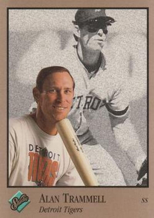 1992 Studio #179 Alan Trammell VG Detroit Tigers 