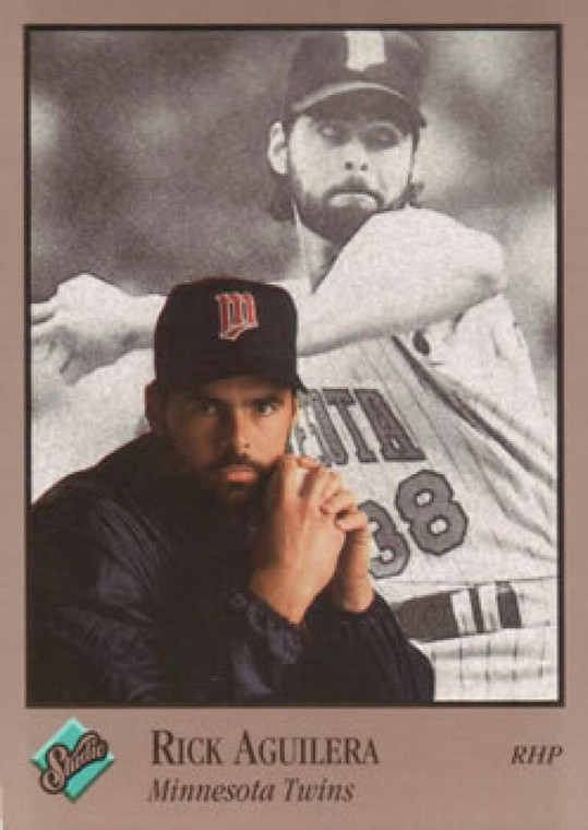 1992 Studio #201 Rick Aguilera VG Minnesota Twins 