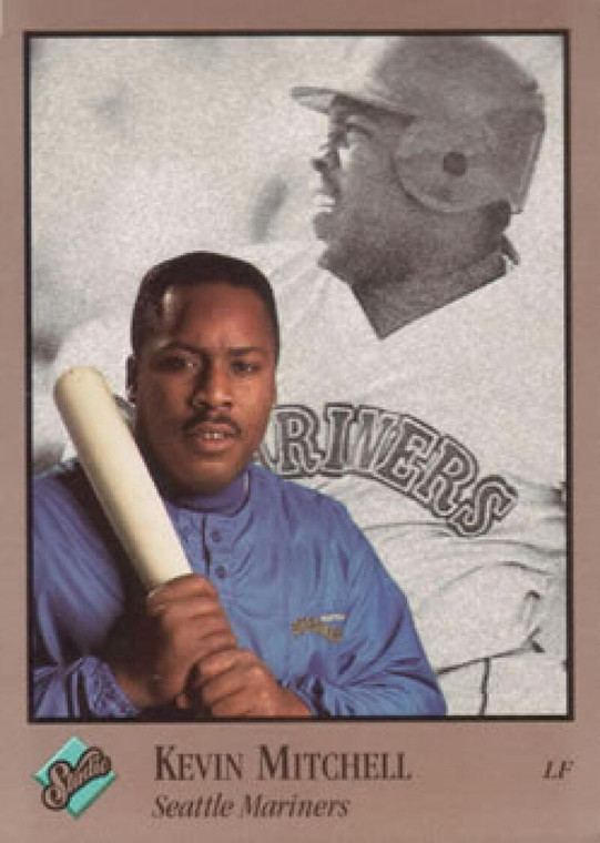 1992 Studio #237 Kevin Mitchell VG Seattle Mariners 