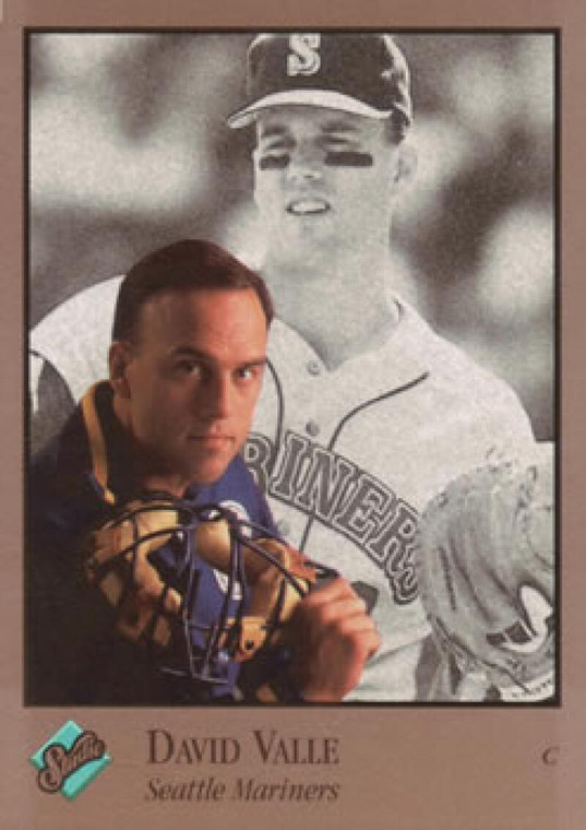 1992 Studio #240 Dave Valle VG Seattle Mariners 