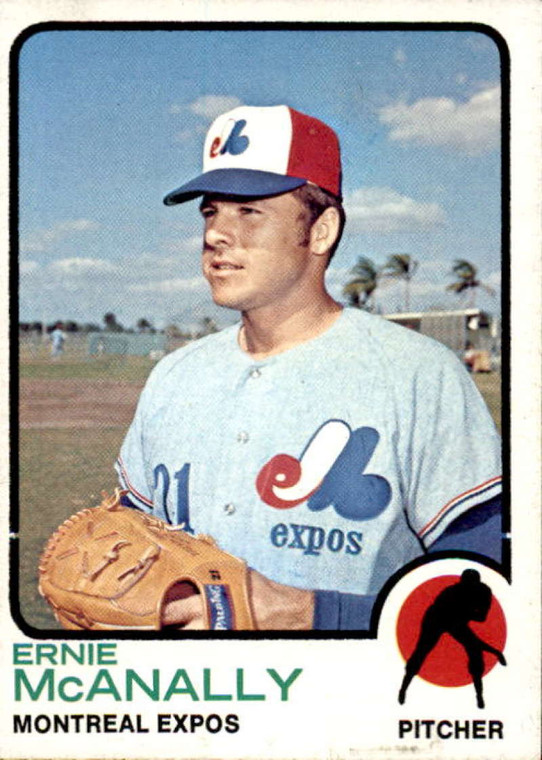1973 Topps #484 Ernie McAnally VG Montreal Expos 