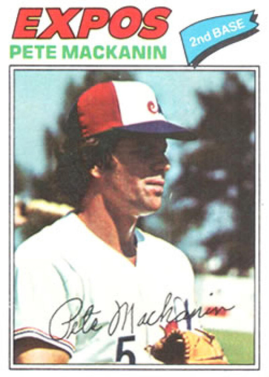 1977 Topps #156 Pete Mackanin VG Montreal Expos 