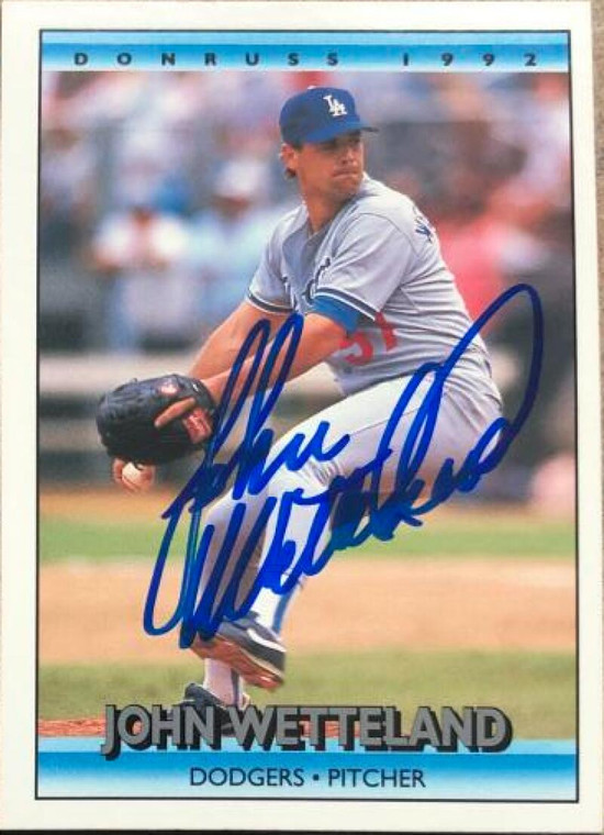 John Wetteland Autographed 1992 Donruss #627