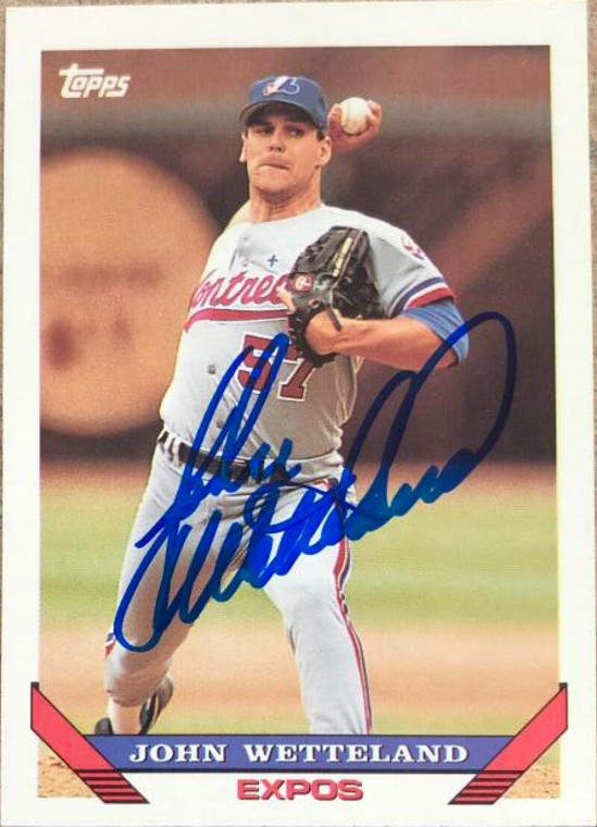 John Wetteland Autographed 1993 Topps #231