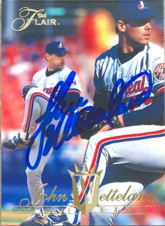 John Wetteland Autographed 1994 Flair #405