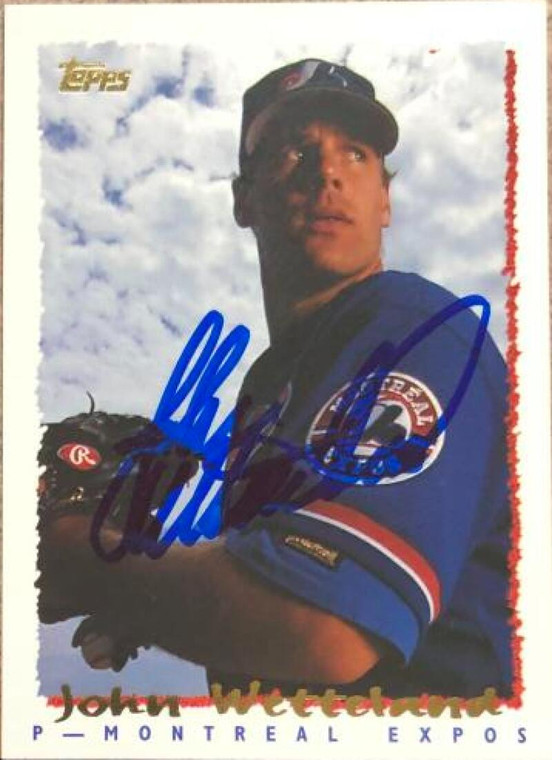 John Wetteland Autographed 1995 Topps #22