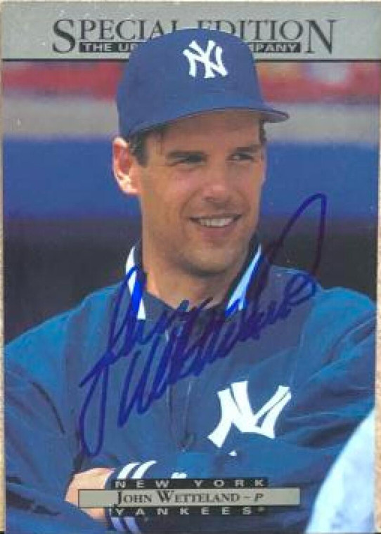 John Wetteland Autographed 1995 Upper Deck Special Edition #146