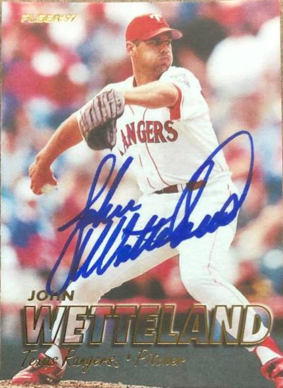 John Wetteland Autographed 1997 Fleer #609
