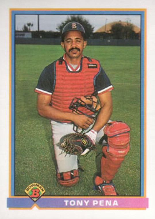 1991 Bowman #124 Tony Pena VG Boston Red Sox 