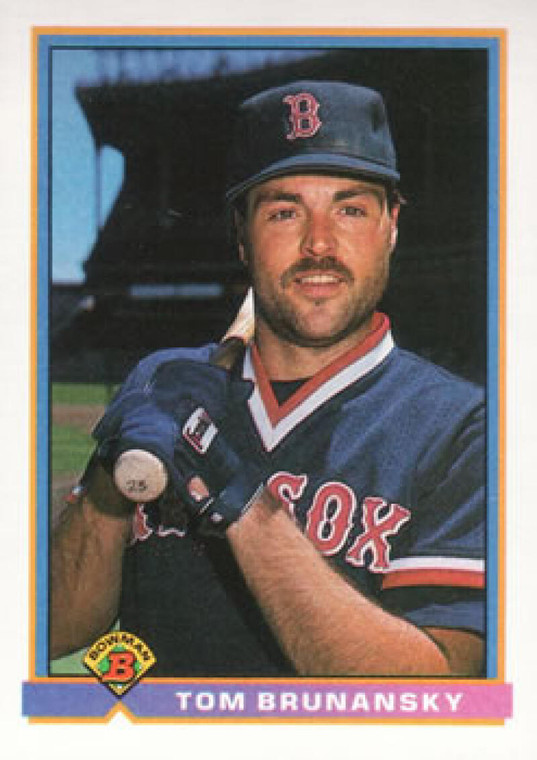 1991 Bowman #125 Tom Brunansky VG Boston Red Sox 