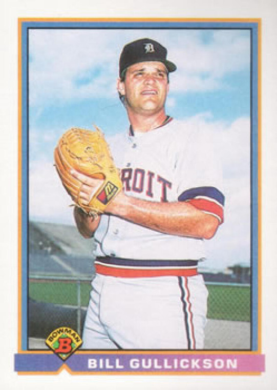 1991 Bowman #133 Bill Gullickson VG Detroit Tigers 