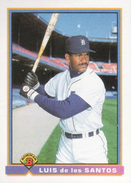 1991 Bowman #152 Luis de los Santos VG Detroit Tigers 