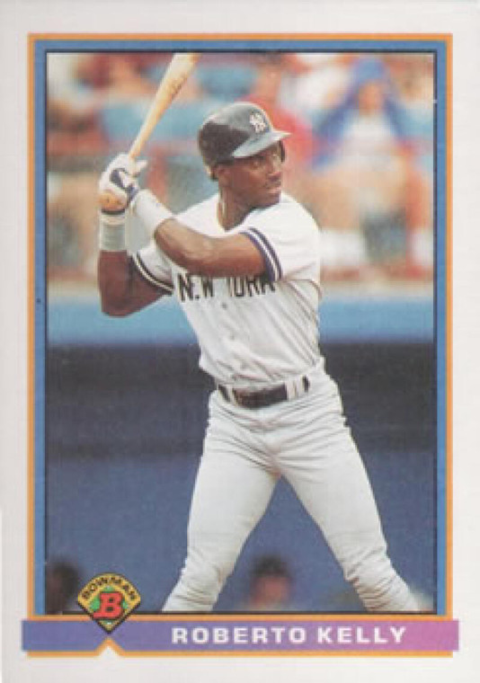 1991 Bowman #166 Roberto Kelly VG New York Yankees 