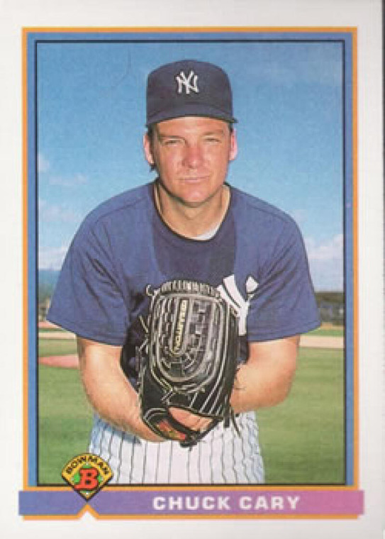 1991 Bowman #176 Chuck Cary VG New York Yankees 