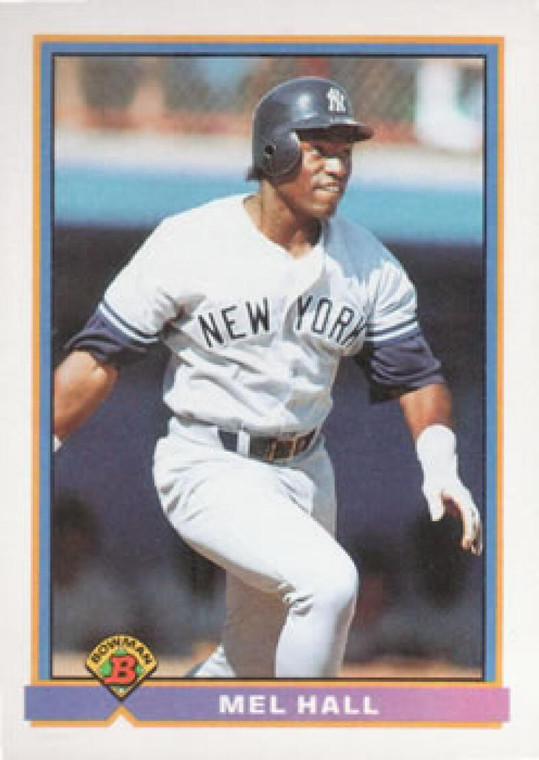 1991 Bowman #179 Mel Hall VG New York Yankees 