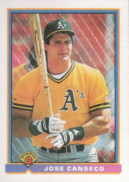 1991 Bowman #227 Jose Canseco VG Oakland Athletics 