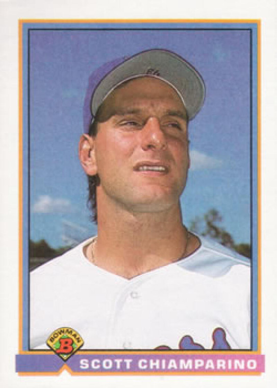 1991 Bowman #282 Scott Chiamparino VG Texas Rangers 
