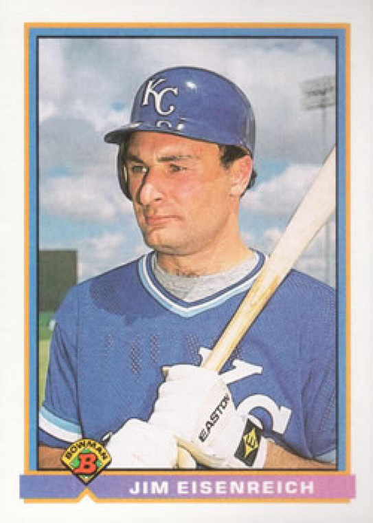 1991 Bowman #304 Jim Eisenreich VG Kansas City Royals 